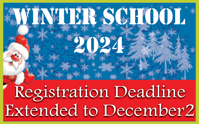 Registration Deadline Extended to December2